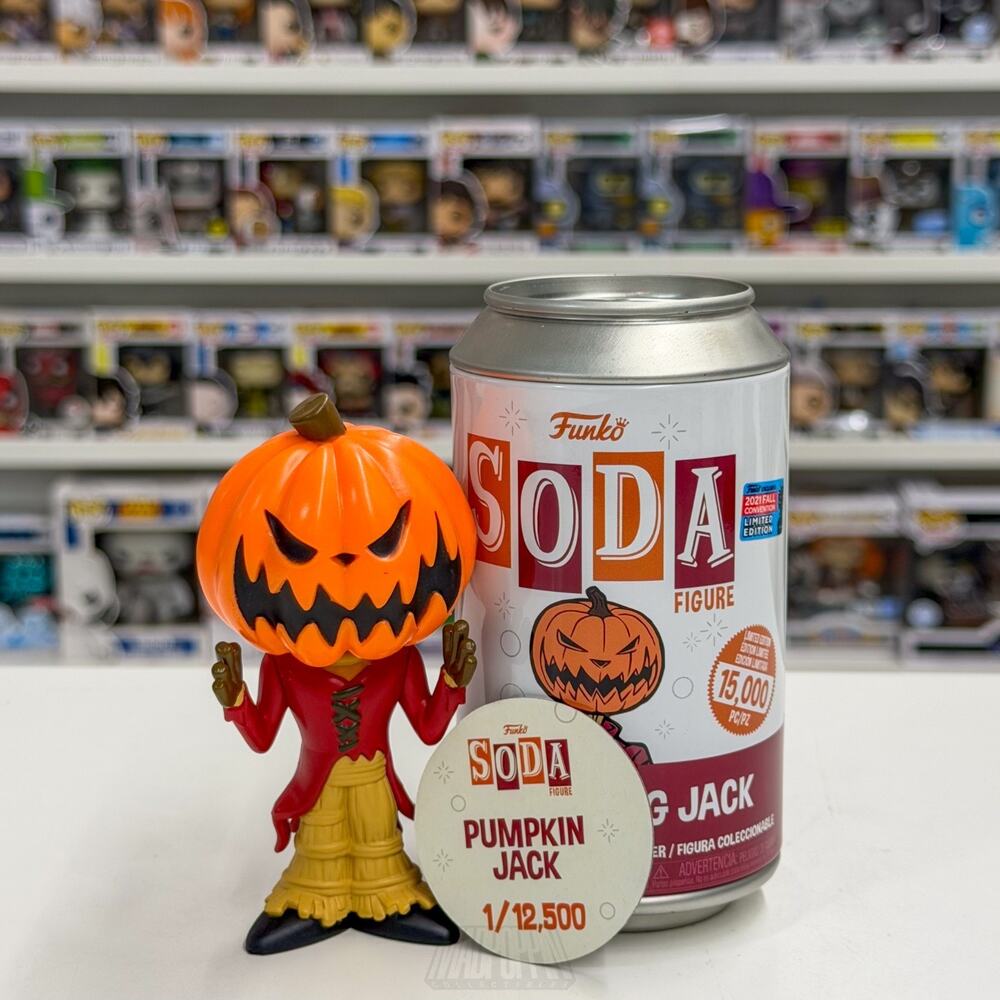 Funko Soda Disney Nightmare Before Christmas Pumpkin King Jack NYCC Vinyl Figure